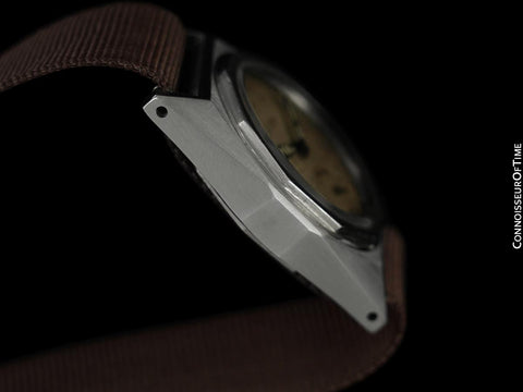 1932 Rolex Vintage Mens Possible Prototype Borgel / Taubert Cased Hermetic Watch - Stainless Steel