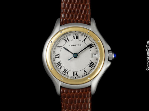 Cartier Cougar Panthere Ladies 2-Tone Ref. 187906 Watch - Stainless Steel & 18K Gold
