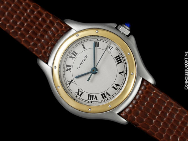 Cartier Cougar Panthere Ladies 2-Tone Ref. 187906 Watch - Stainless Steel & 18K Gold