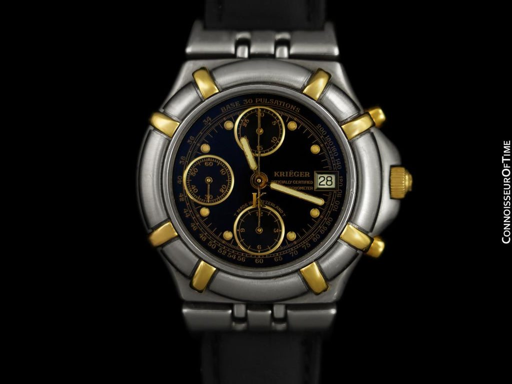 Owned by Kenny Rogers Krieger Afficianado Mens Stainless Steel