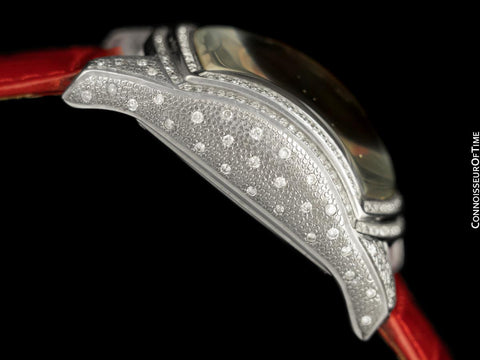 Techno Diamond Encrusted Flame Dial Watch - Personally Owned & Worn By Leslie West with Two COAs