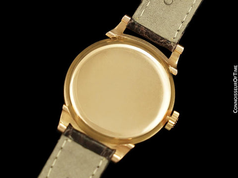 1953 Patek Philippe Vintage Mens Ref. 1491 "Scroll Lug" 18K Rose Gold Watch - Papers