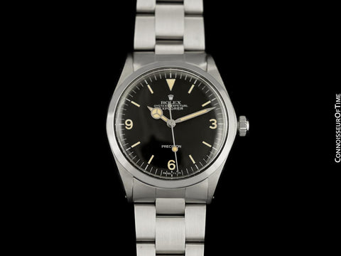 1974 Rolex Oyster Perpetual Explorer Tribute Ref. 5500 Classic Vintage Mens Watch - Stainless Steel