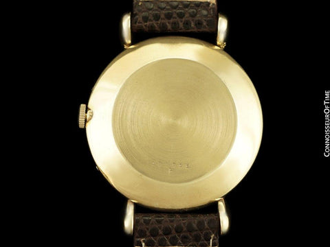 1941 Jaeger-LeCoultre Vintage Mens Triple Date Calendar Watch - 14K Gold