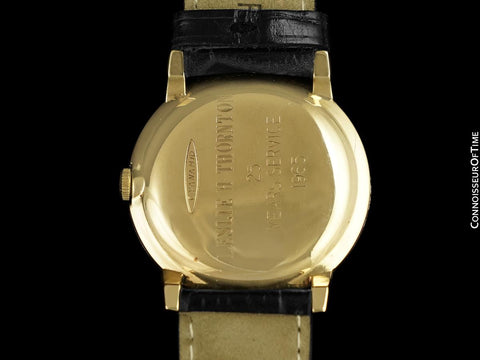 1965 Rolex Vintage Mens Handwound Dress Watch - 14K Gold