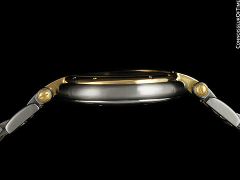 Cartier Panthere (Cougar) VLC Vendome Mens Midsize Stainless Steel & 18K Gold Watch - Box & Papers