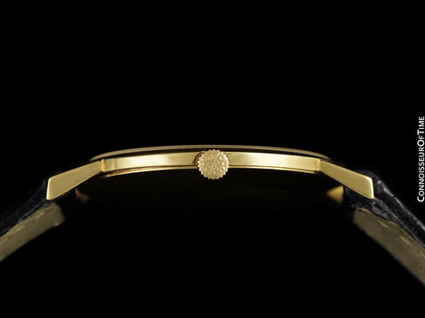 1964 Patek Philippe Vintage Mens Midsize Ultra Thin Watch, Ref. 3512 - 18K Gold