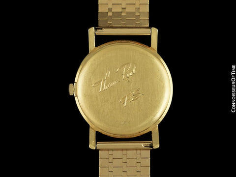 Gifted by Frank Sinatra to Red Skelton - 1960's Ebel Vintage Mens 14K Gold Watch