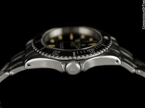 1967 Rolex Submariner Vintage Mens Ref. 5513 Stainless Steel Watch - Meters First