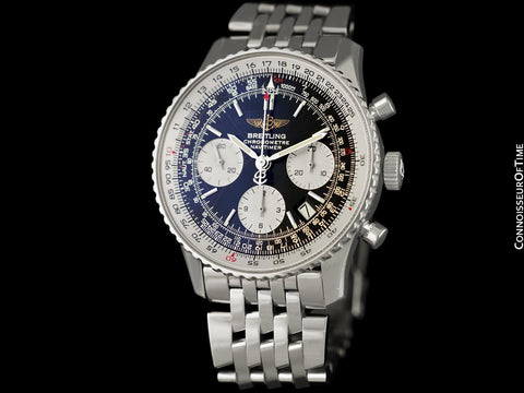 Breitling Navitimer 42 Mens Chronograph Stainless Steel Ref. A23322 Watch - Boxes & Papers