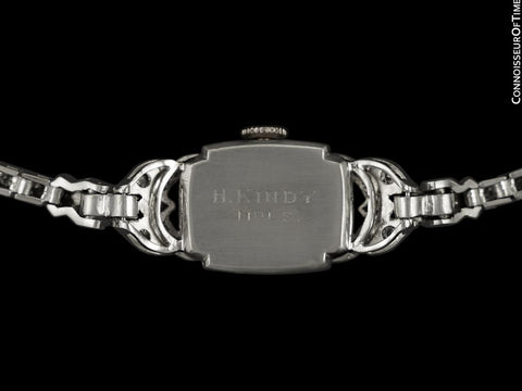 1950's Blancpain Vintage Ladies Classic Cocktail Watch - Platinum & Diamonds