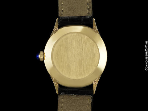 1960's Van Cleef & Arpels VCA Vintage Mens Midsize Unisex Dress Watch - 14K Gold