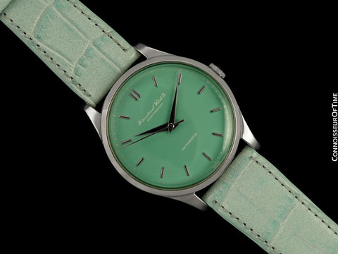 1959 IWC Vintage Mens Watch, Cal. 853 Automatic with Tiffany Blue Dial - Stainless Steel