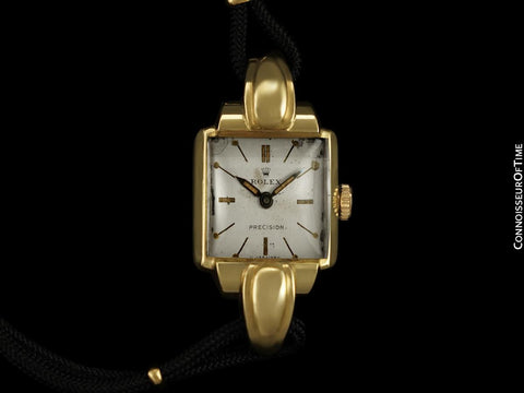 1948 Rolex Vintage Ladies Luminous Dial Dress Watch - 18K Rose Gold