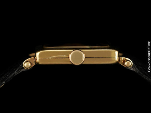 1920 Bernard Poitevin #1 (Like Audemars Piguet) Vintage Mens Officers 18K Gold Watch - Ultra Rare