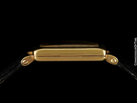 1920 Bernard Poitevin #1 (Like Audemars Piguet) Vintage Mens Officers 18K Gold Watch - Ultra Rare