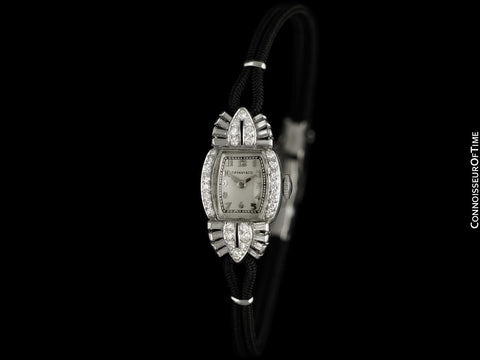 1953 Tiffany & Co. Ladies Vintage Watch - Platinum & Diamonds