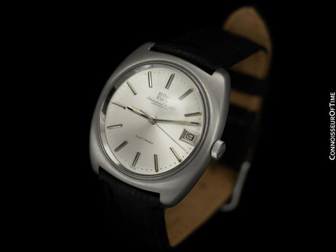 1973 IWC Large Vintage Mens Caliber 150 Electronic Tuning Fork Watch - Stainless Steel