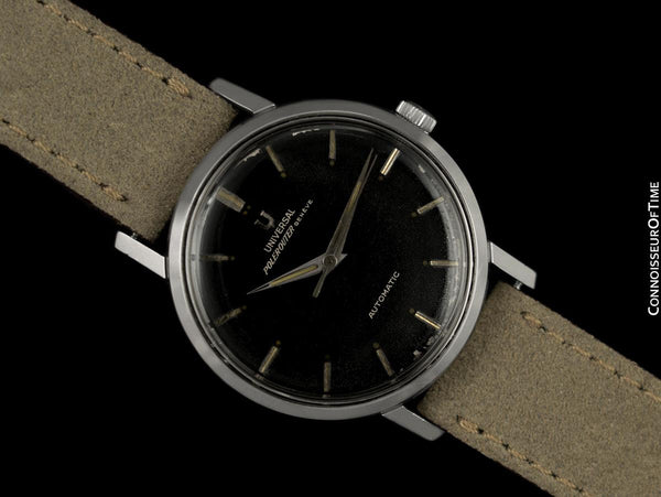 1960's Universal Geneve Polerouter Microtor Watch, Automatic - Stainless Steel