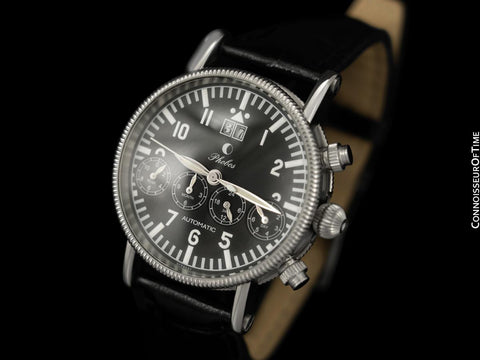 Personally Owned & Worn By Don McLean with Two COAs - Phobos Germany Pilots Triple Date Watch