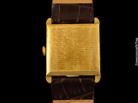 1960's Moviga Marvin Hime Vintage 18K Gold Mens Watch - Owned & Worn by Richard Chambelain