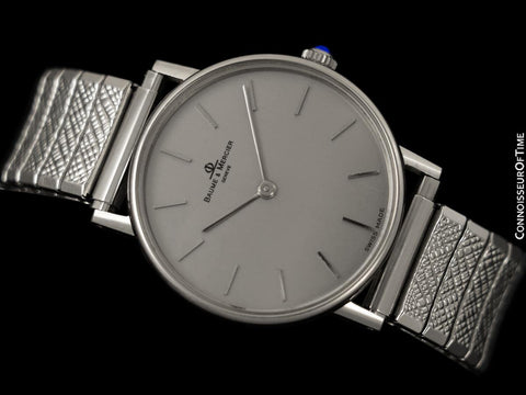 1980 Baume & Mercier Vintage Steel Watch - Owned & Worn By Yankee Baseball Great Lefty Gomez
