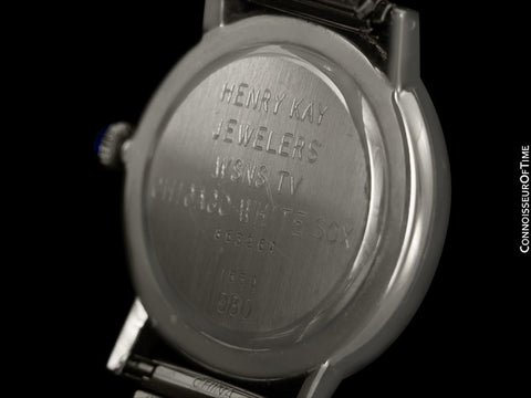 1980 Baume & Mercier Vintage Steel Watch - Owned & Worn By Yankee Baseball Great Lefty Gomez