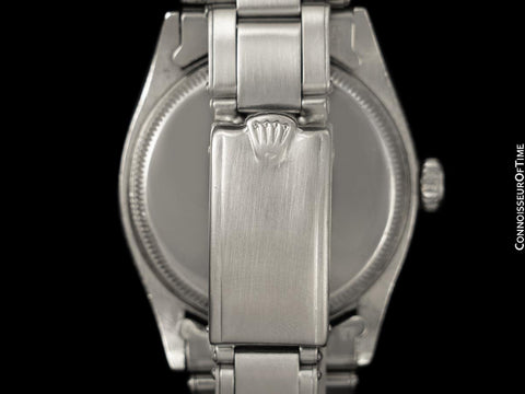 1952 Rolex Oysterdate Vintage Mens Ref. 6094 Handwound Red Date Watch - Stainless Steel