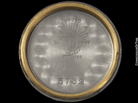 1940's Rolex Oyster Vintage Ladies Ref. 3732 Watch - 14K Rose Gold & Stainless Steel