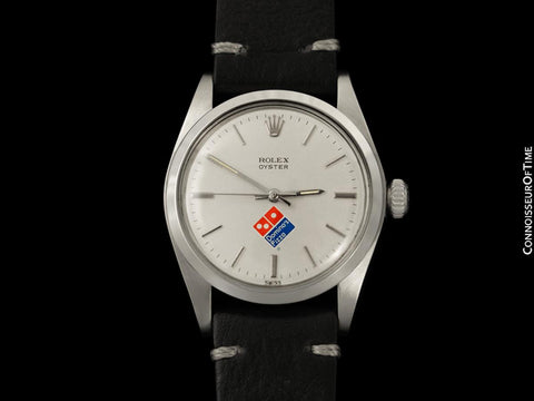 1970 Rolex Oyster Precision Classic Vintage Mens Domino's Pizza Watch - Stainless Steel