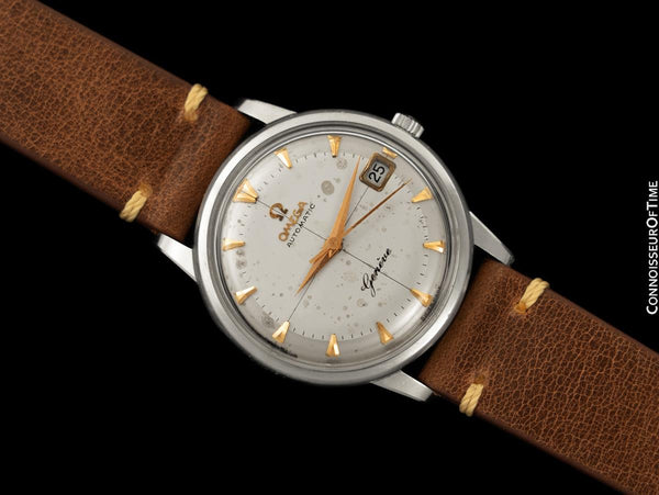1965 Omega Geneve Rare Cal. 560 Vintage Mens Stainless Steel & 18K Rose Gold Watch - Only Approx. 3000 Made