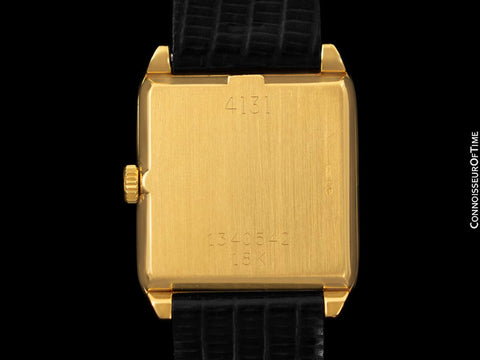 1989 Rolex Cellini Vintage Mens Midsize Dress Ref. 4131 18K Gold Watch - Papers & Tag