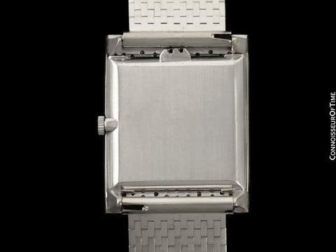 Owned & Worn by Red Skelton - 1970's Piaget Vintage Mens Watch - 18K White Gold & Diamonds