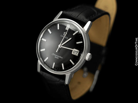 1964 Omega Seamaster 600 Vintage Mens Handwound Watch - Stainless Steel