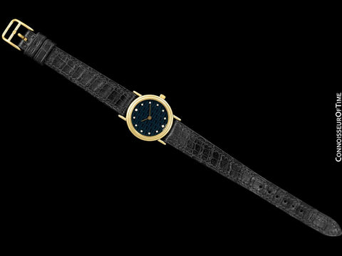 Hermes Limited Edition Ladies Watch with Box - 18K Gold with Original Factory Hermes Diamonds