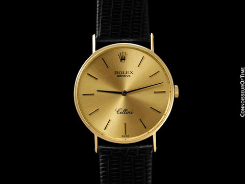 1972 Rolex Cellini Vintage Mens Handwound Ref. 3833 Watch - 18K Gold
