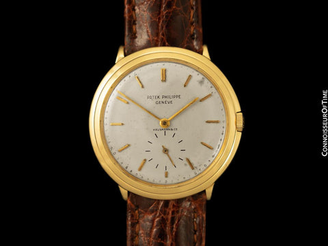 1959 Patek Philippe Vintage Mens Calatrava Watch, Ref. 2501 - 18K Gold