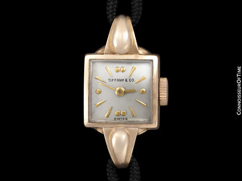 1944 Tiffany & Co. by Omega Ladies Vintage Dress Watch - 14K Rose Gold