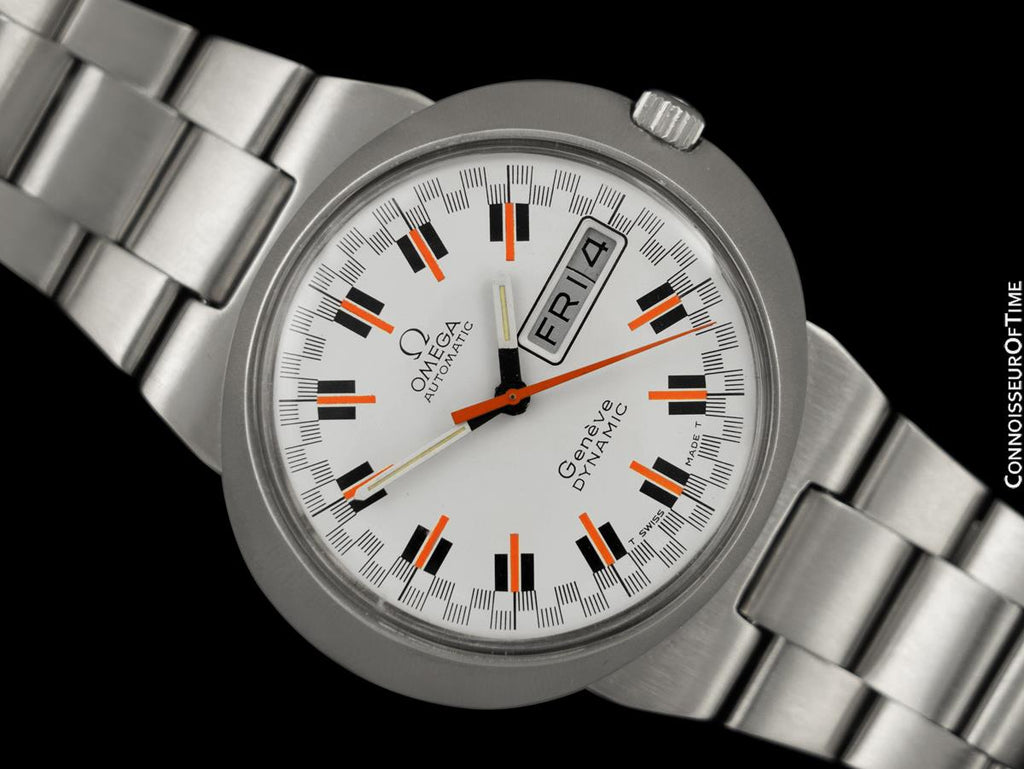1960's Omega Dynamic Vintage Mens Day Date Watch with Racing Dial - St ...
