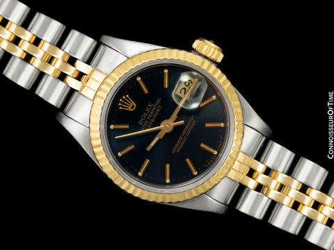 Rolex Ladies 2-Tone Datejust, Champagne Dial - 18K Gold & Stainless Steel, 67193
