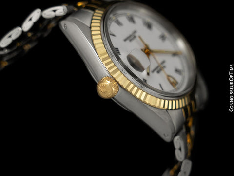 Tudor (Rolex) Prince Oysterdate Mens Ref. 75203N Watch - Stainless Steel & 18K Gold