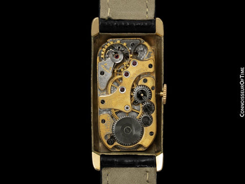 1940 Gruen Vintage Techni - Quadron / Rolex Prince Watch, 14K Gold-Filled - Doctor's Watch
