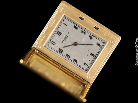 1930's Vacheron & Constantin / Verger Art Deco Book Form Watch - 18K Gold, Enamel & Diamonds