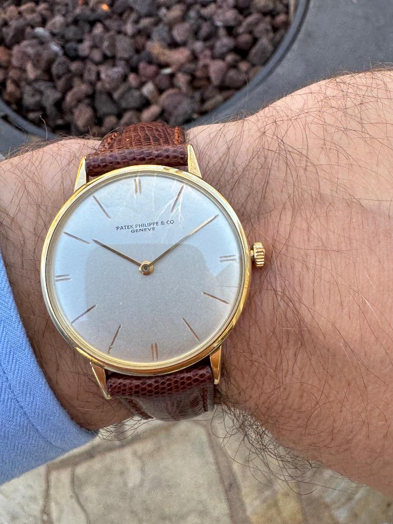 1970 Patek Philippe Vintage Mens Handwound Ref. 3468 18K Gold Dress Watch 1970 Patek Philippe Vintage Mens Handwound Ref. 3468 18K Gold Dress Watch