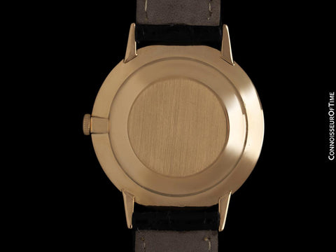 1960's Patek Philippe Vintage Mens Handwound Ref. 3468 18K Gold Dress Watch