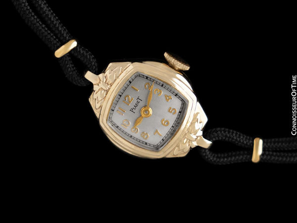 1950's Piaget Vintage Ladies Handwound Dress Watch - 14K Gold