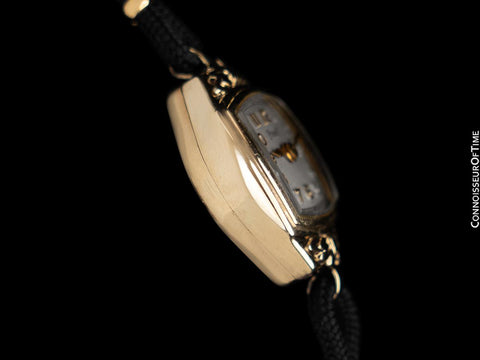 1950's Piaget Vintage Ladies Handwound Dress Watch - 14K Gold