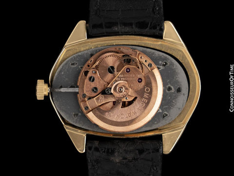 1969 Omega Constellation Very Rare Mens Midsize Unisex Vintage Watch - 18K Gold