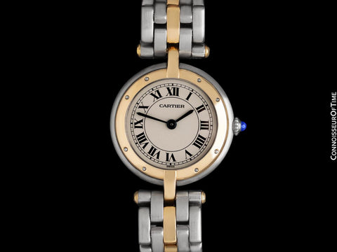 Cartier Panthere (Cougar) VLC Vendome Ladies Watch - Stainless Steel & 18K Gold