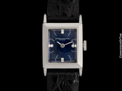 1950's Vacheron & Constantin Ladies Vintage Watch, Ref. 6597 - 18K White Gold & Diamonds